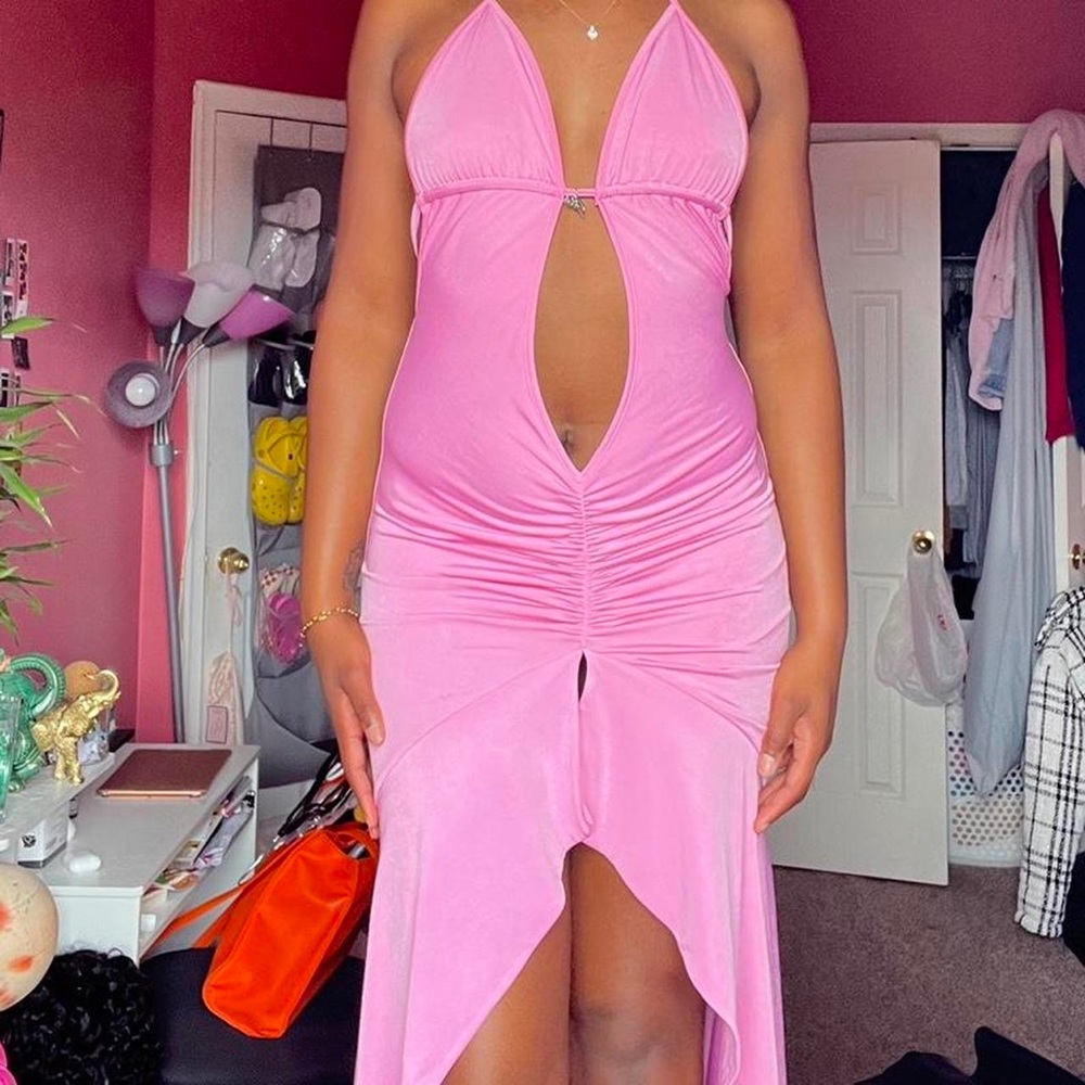 pink i am gia dress
